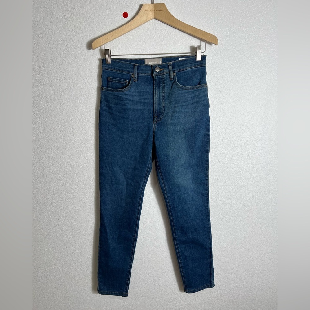 NWOT everlane blue skinny jeans 28 ankle